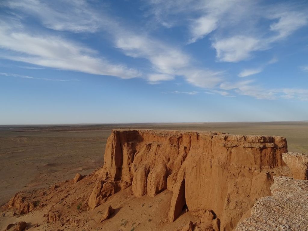 Flaming Cliffs in der Gobi Wüste, Mongolei
