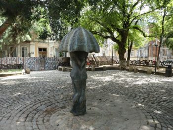 Gudiashvili Square Tiflis Regenschirm Statue