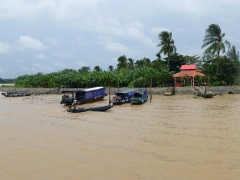 Leben auf dem Mekong