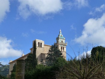 Valldemossa Mallorca Januar Kirche